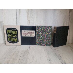 Halloween hide away books spell set home decor bones